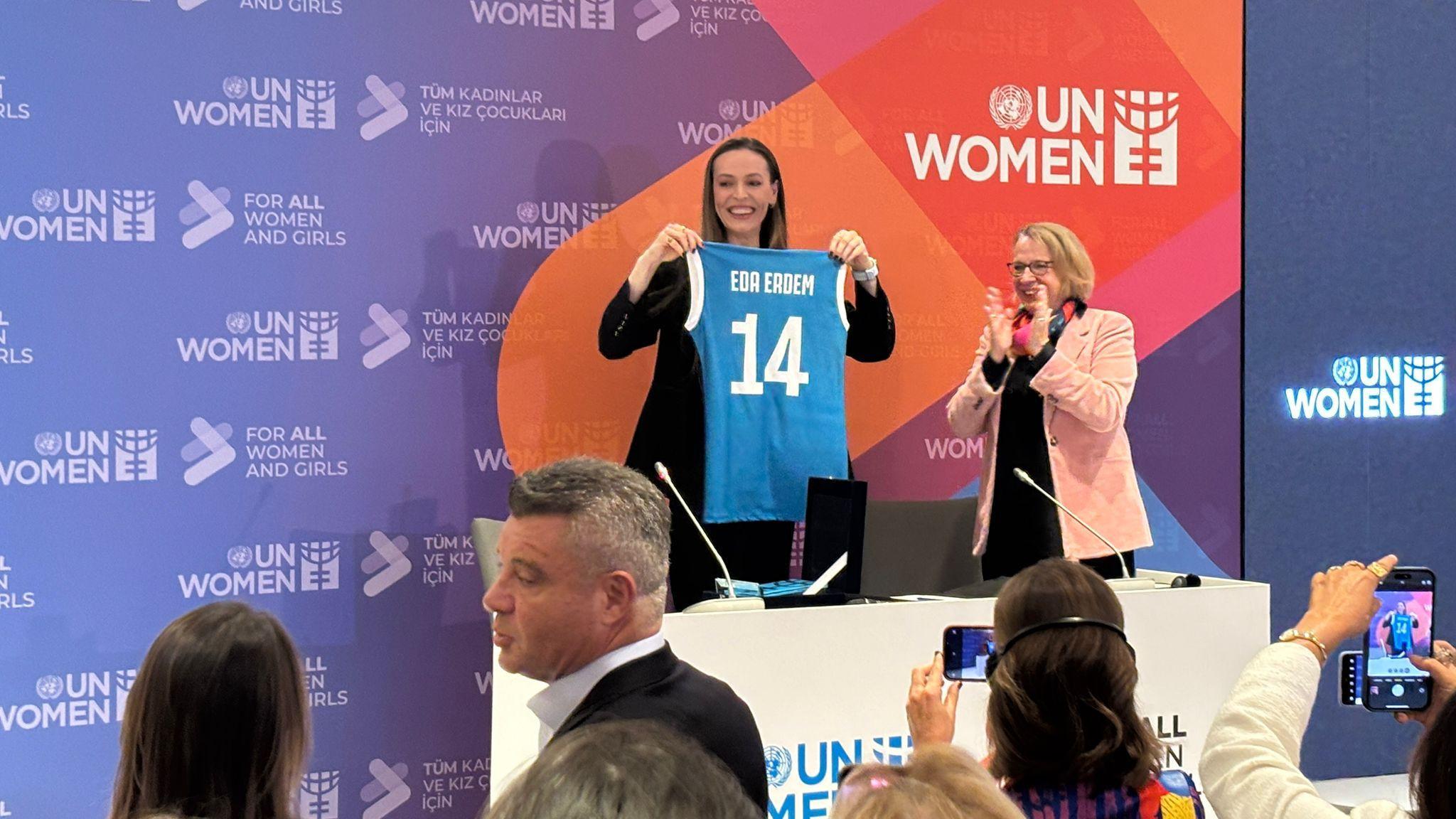National volleyball team captain Eda Erdem appointed UN Women goodwill ambassador