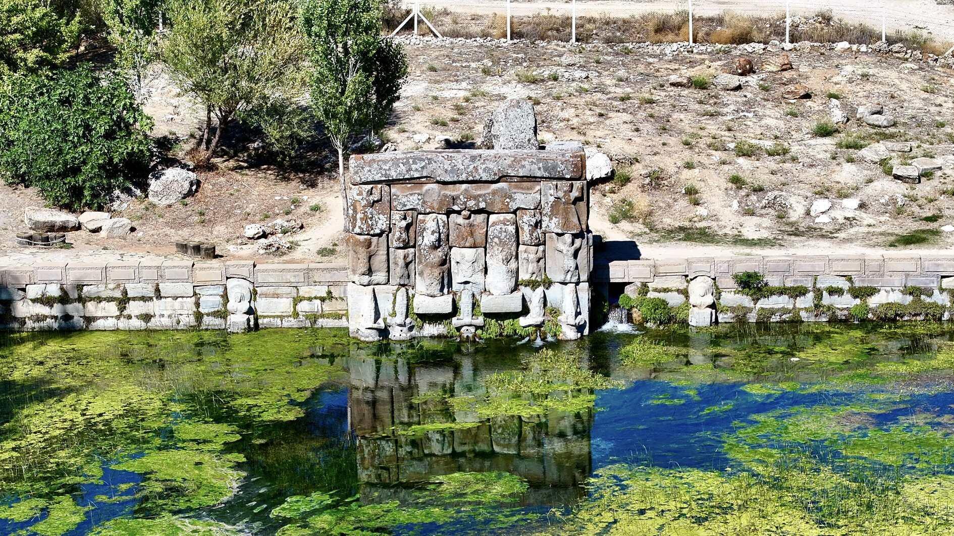 Ancient Hittite water monument still flowing