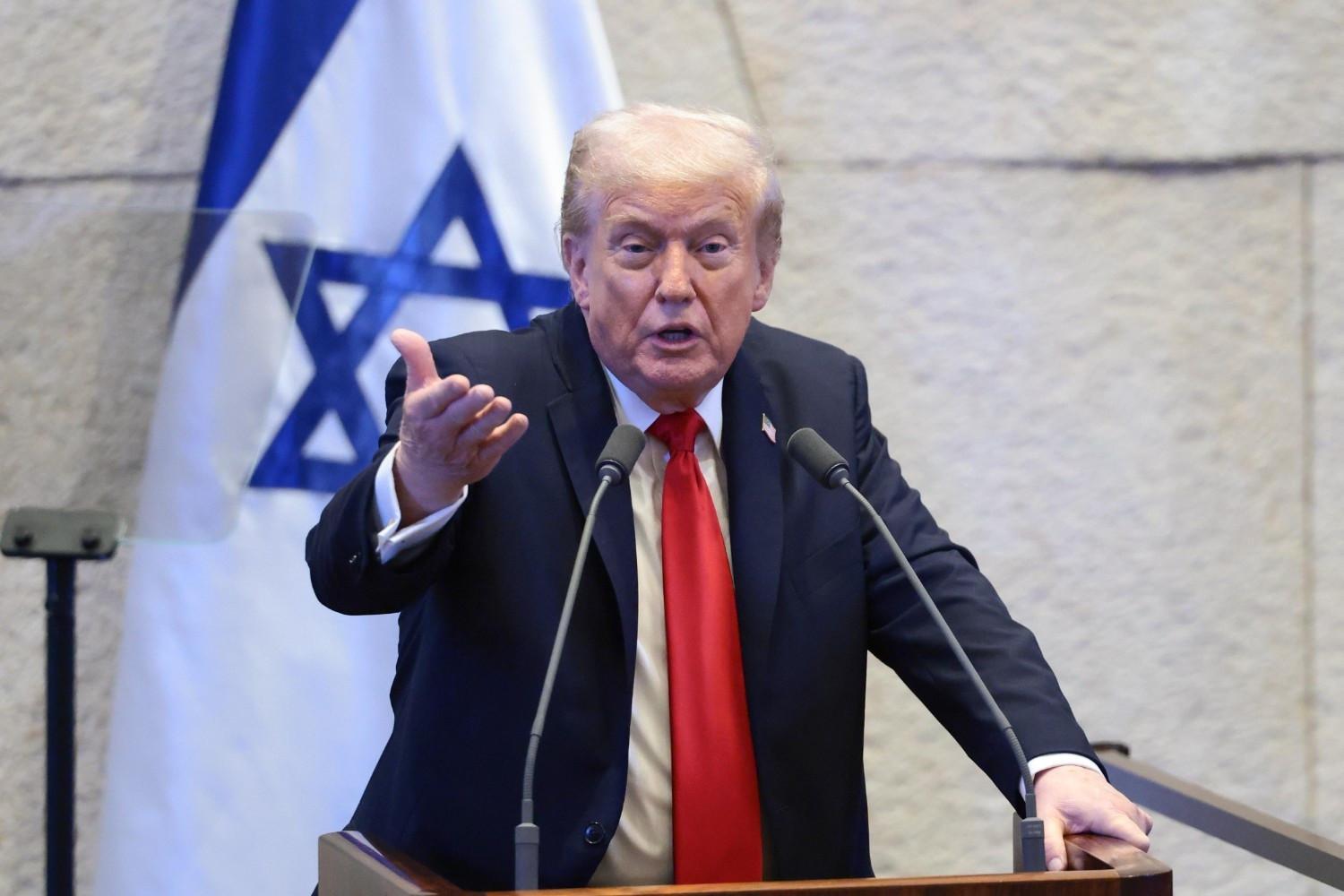 Trump says nightmare for Israelis, Palestinians over