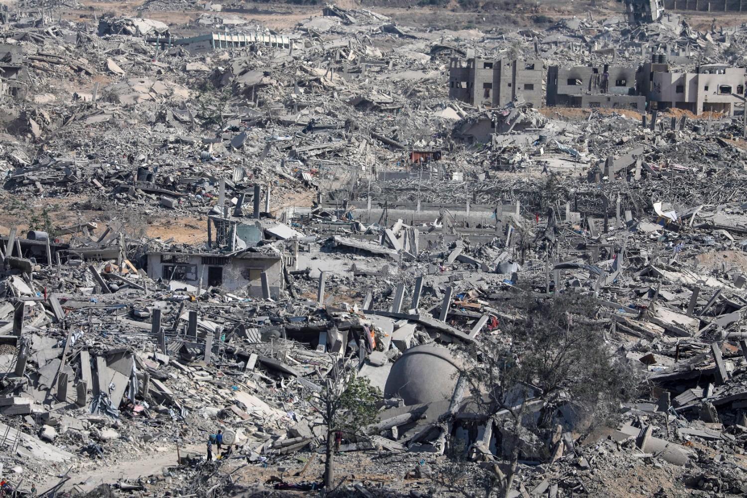 Amount of rubble in Gaza is equivalent to 13 giant pyramids: UN