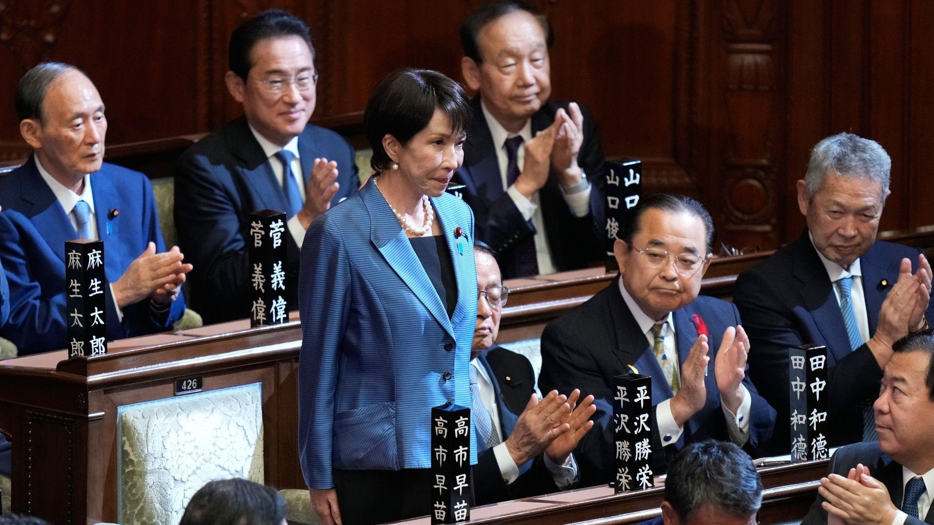 Japan parliament names first woman PM