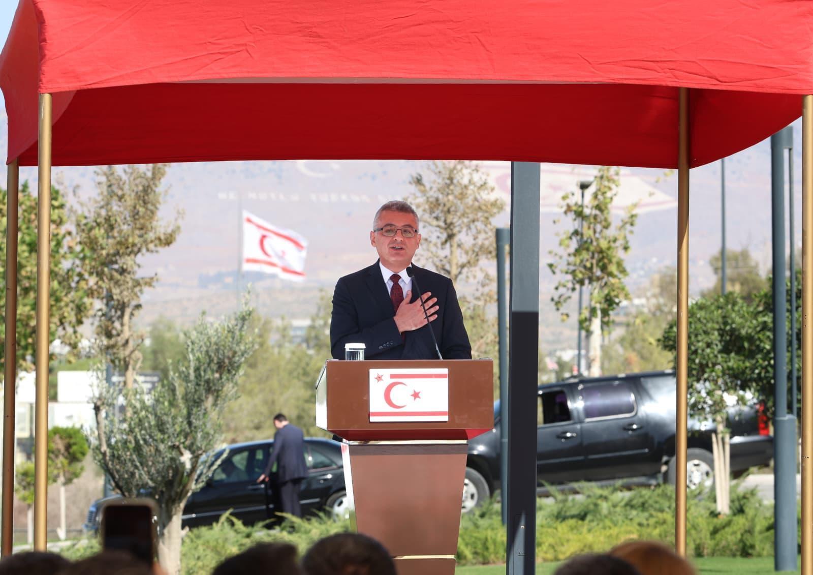 New Turkish Cypriot president sworn in, vows cooperation with Ankara