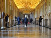Vatican Museums staff challenge the pope