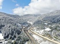 Unexpected spring snow blankets high-altitude regions