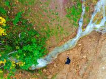 Dried spring flows again after quakes in western Türkiye