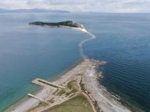 Ancient road emerges as water level drops in Lake Van