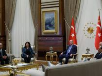 Erdoğan meets DEM Party MPs as anti-terror bid advances