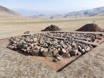 Ancient stone carving from early Turkic era unearthed in Kyrgyzstan