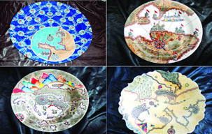 Piri Reis map on tiles worth 1.5 million TL