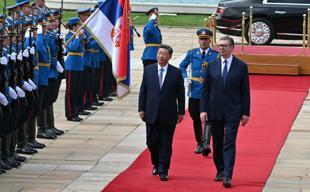 Chinas Xi welcomed with respect and love in Serbia