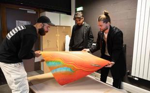 French art group uses brainwaves and AI to recreate landscapes