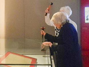 Two octogenarians charged over Magna Carta stunt