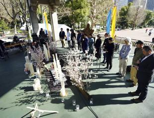 Japan falls silent to mark decade since tsunami disaster