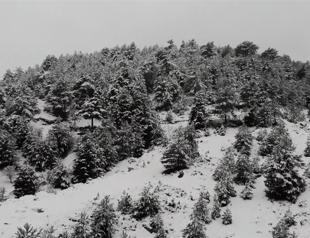 Kütahya province welcomes winter with snowfall