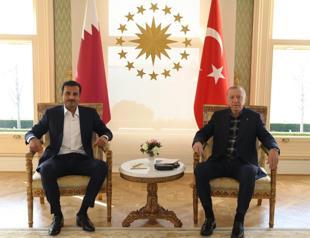Qatari Emir meets Erdoğan for solidarity after earthquake