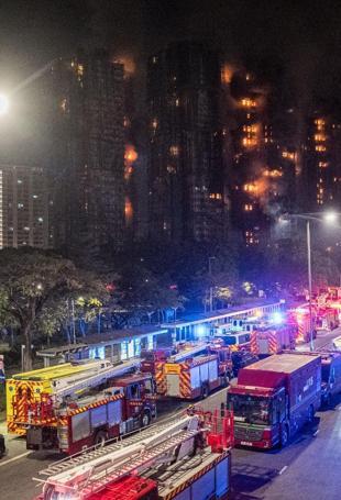 At least 36 dead, 279 missing in Hong Kong fire at housing estate