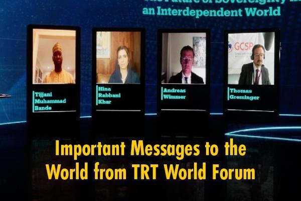 Important Messages to the World from Istanbul