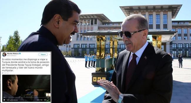 Venuzuelas Maduro hails Erdoğan as leader of new multi-polar world