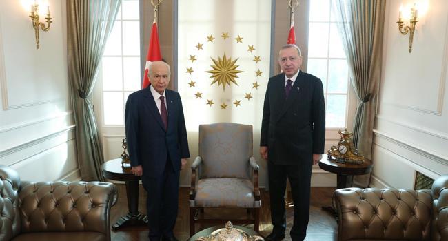 President Erdoğan, MHP leader hold meeting