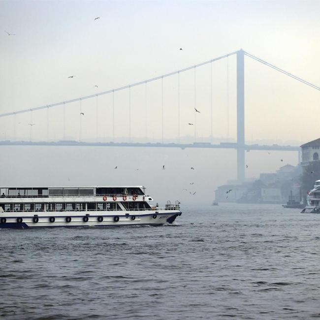 Fog Blankets Istanbul