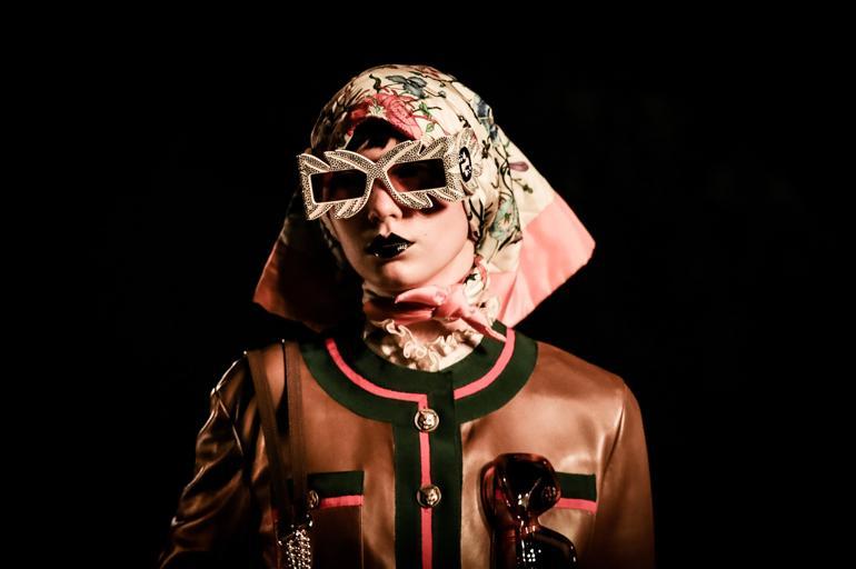 Death and glitter: Gucci hosts France show in Roman ruins