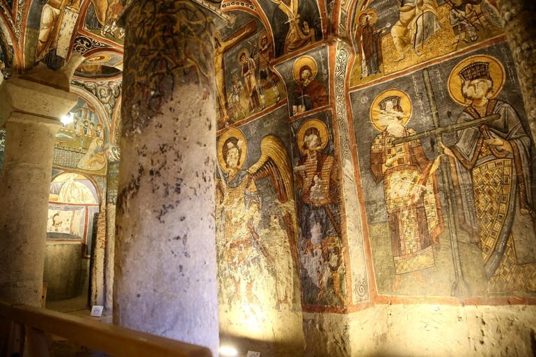 Dark Church’s frescoes take visitors to journey in history