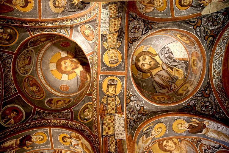 Dark Church’s frescoes take visitors to journey in history