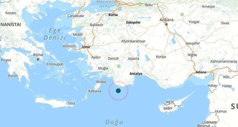 Son Dakika Antalya Ka A Klar Nda Korkutan Deprem Son Dakika Haberleri