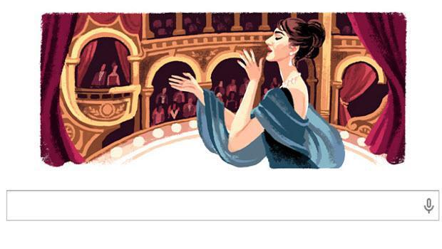 Η Μαρία Κάλλας έγινε doodle της Google