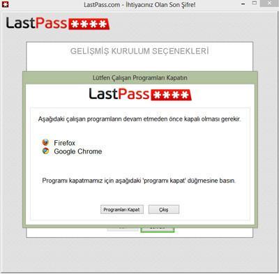 Parolalarınızı güvenle saklayın