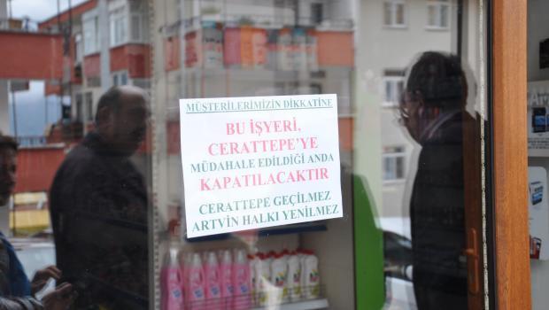 Artvinde Cerattepe nöbeti sürüyor