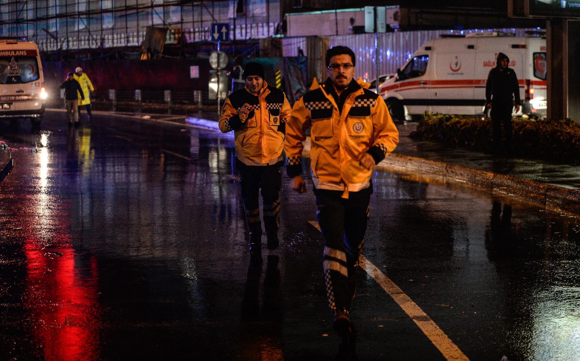 Reinadaki saldırı sonrası fotoğraflar