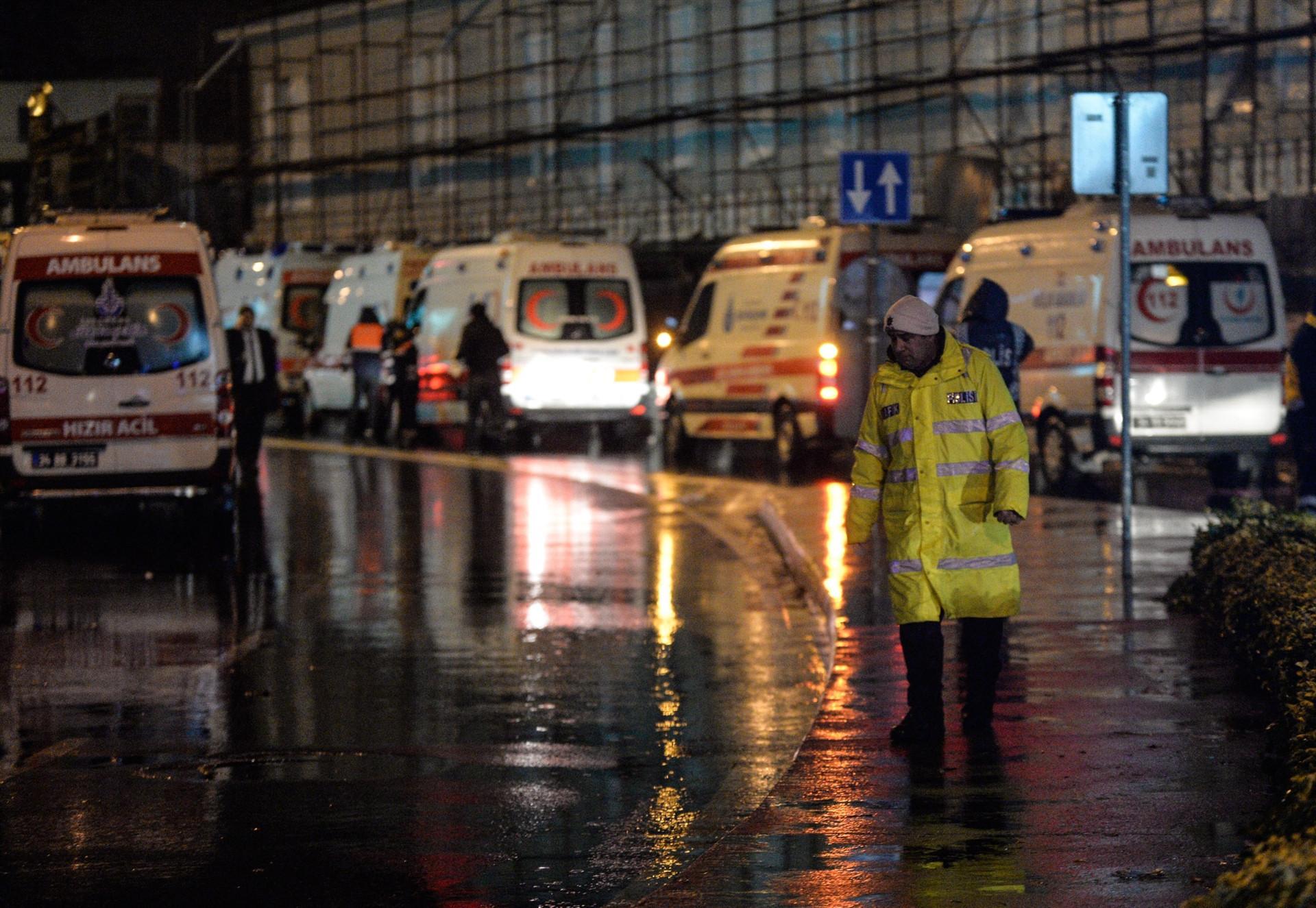 Reinadaki saldırı sonrası fotoğraflar