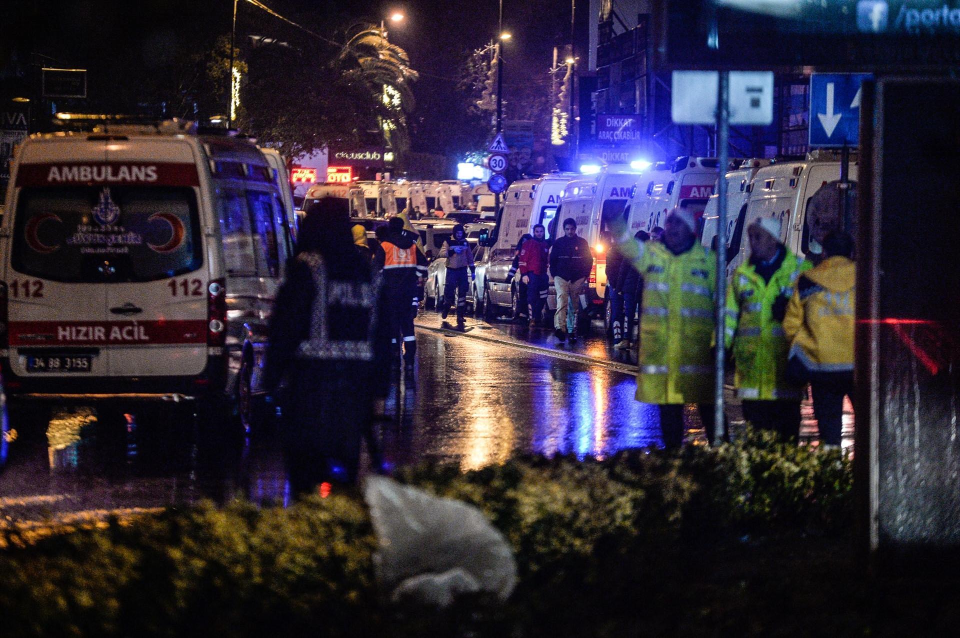 Reinadaki saldırı sonrası fotoğraflar