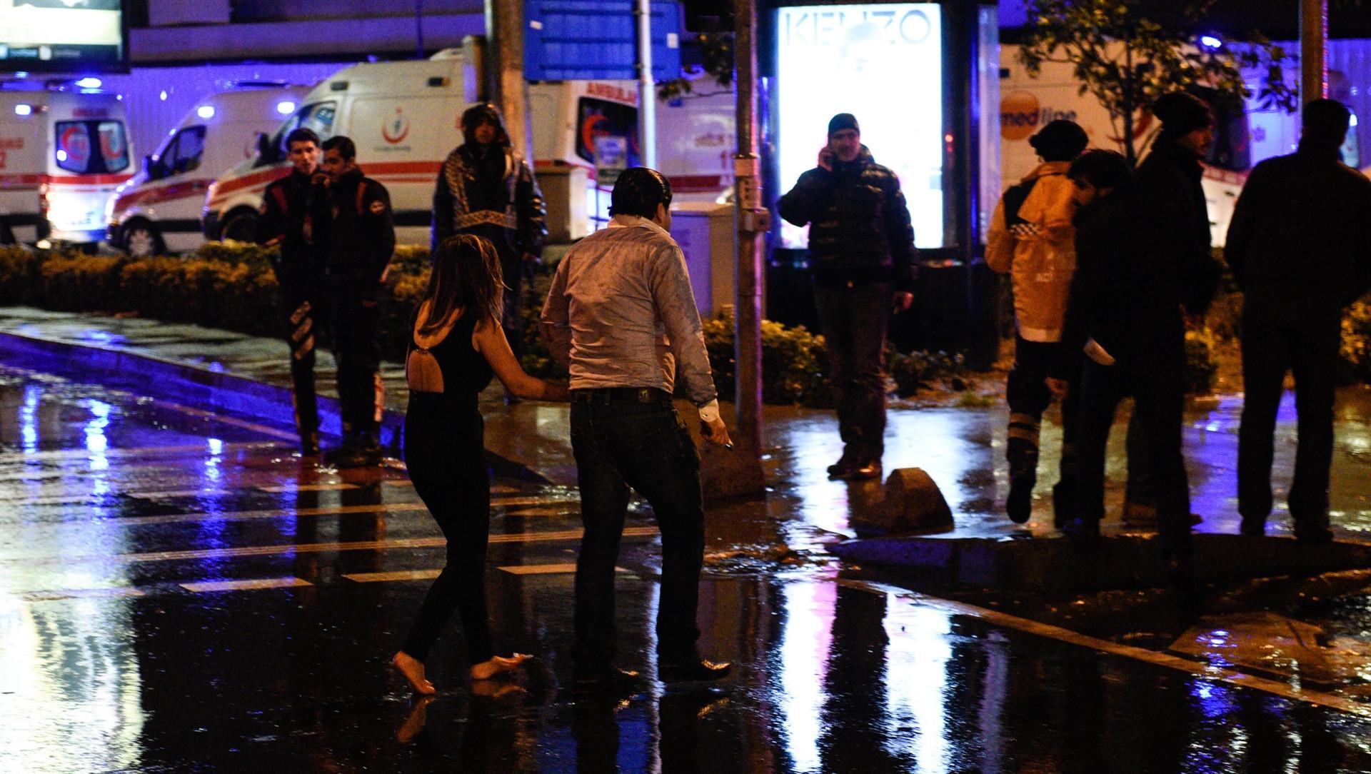 Reinadaki saldırı sonrası fotoğraflar