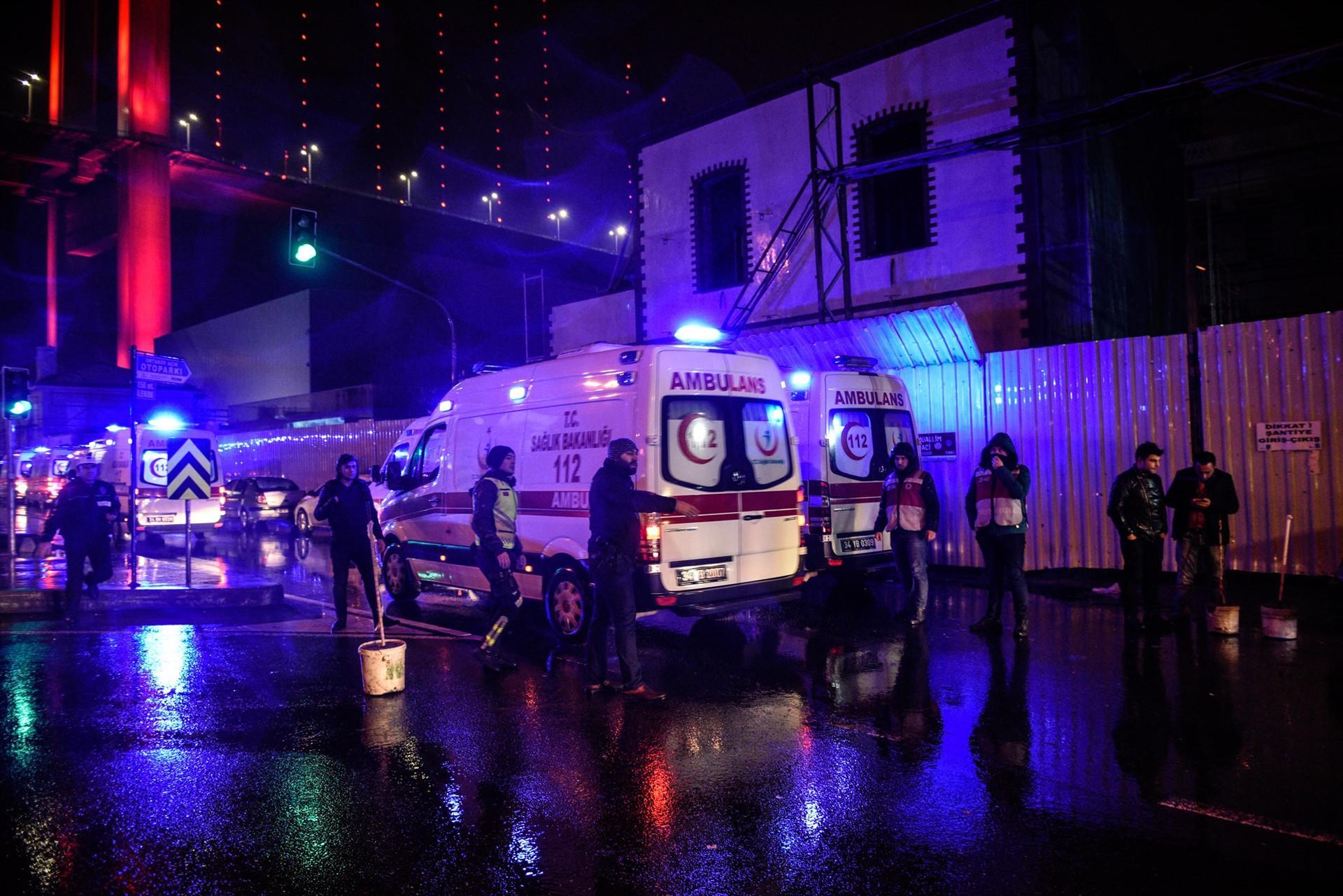 Reinadaki saldırı sonrası fotoğraflar