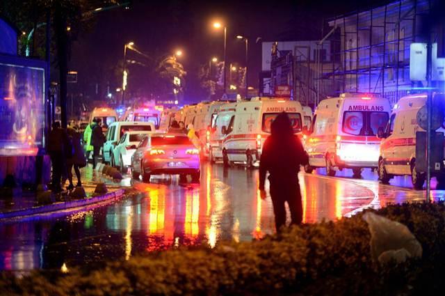 Reinadaki saldırı sonrası fotoğraflar