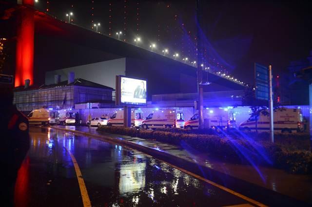 Reinadaki saldırı sonrası fotoğraflar