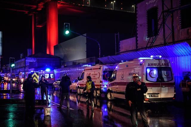 Reinadaki saldırı sonrası fotoğraflar