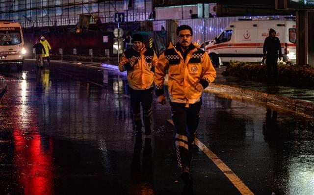 Reinadaki saldırı sonrası fotoğraflar