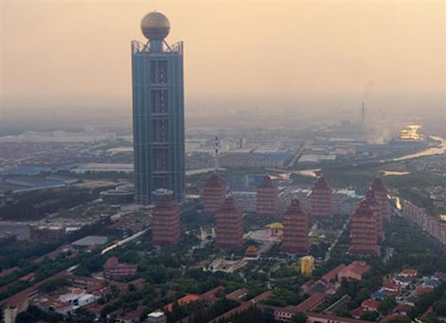 Chinas richest village opens skyscraper hotel