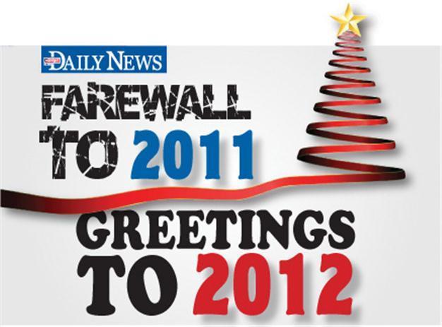 Farewell to 2011 Greetings to 2012