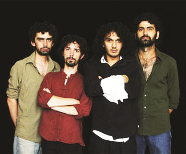 Armenian rock band on Istanbul stage