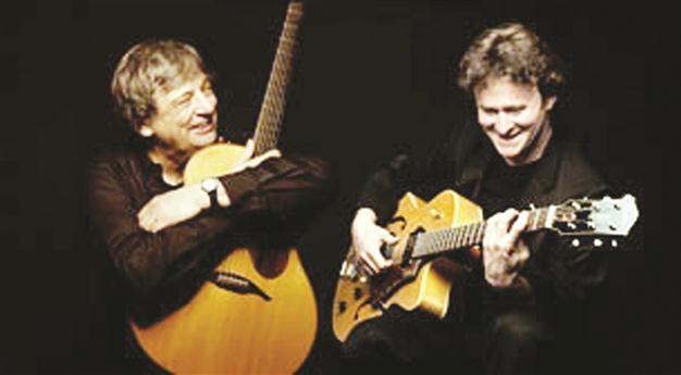 Masters on stage as trio