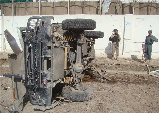 Suicide attack kills four in Afghan city, wounds 31