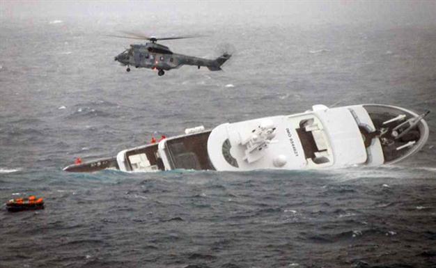 French yacht that sank in Aegean was Turkish-built, reports said