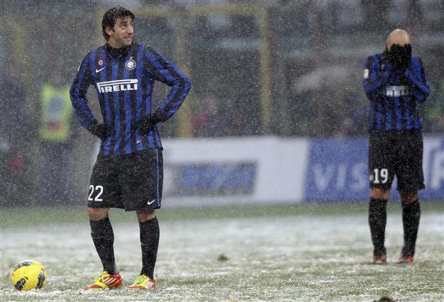 Roma v Inter match postponed due to snow