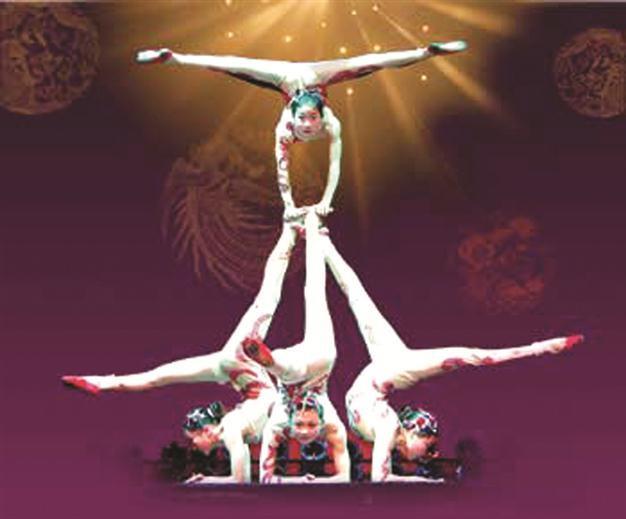 Chinese acrobats in capital Ankara