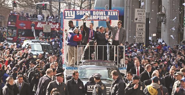 New York Giants Super Bowl parade