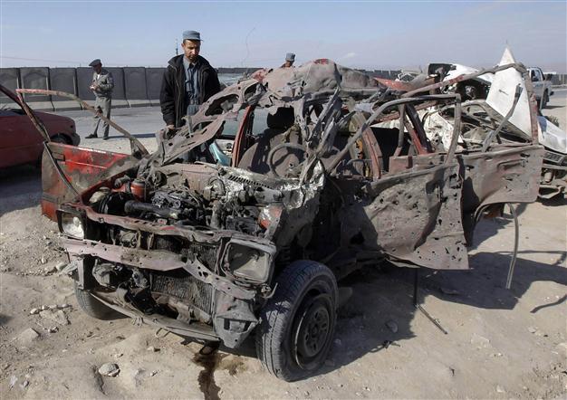 9 killed as suicide car bomber hits Afghan airport